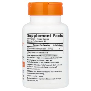 L-Theanine with Suntheanine 150 мг 90 капсули | Doctor's Best