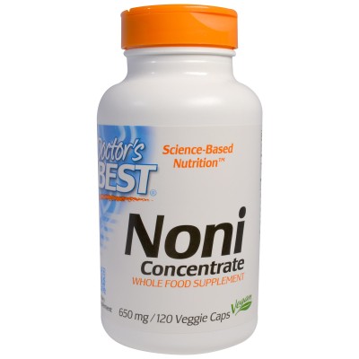Noni Concentrate 650 mg 120 Veggie Caps I Doctors Best Noni Concentrate 650 mg 120 Veggie Caps I Doctor`s BestУвеличава защитата на тялото срещу инфекциозни проблеми
Повишава активността и трудоспособността
Повишава паметта, вниманието, концент Noni Concentrate 650 mg 120 Veggie Caps I Doctor`s Best Увеличава защитата на тялото срещу инфекциозни проблеми Повишава активността и трудоспособността Повишава паметта, вниманието, концентрацията Има ант Noni Concentrate 650 mg 120 Veggie Caps I Doctor`