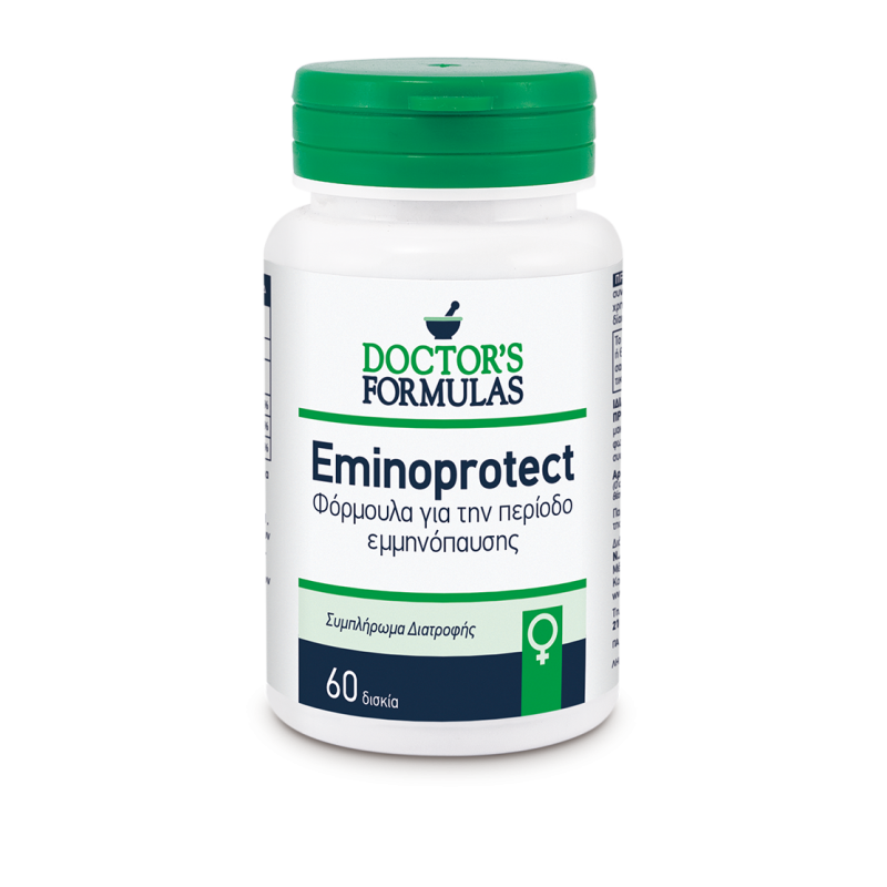 [Eminoprotect 60 таблетки | Doctors Formulas За по-лесно справяне с настъпила менопауза За премахване на неприятните симптоми, съпровождащи менопаузата За повдигнато настроение и излизане от депресията