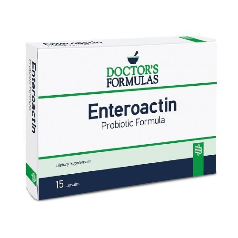 Enteroactin Prociotic Formula 15 капсули | Doctor's Formulas