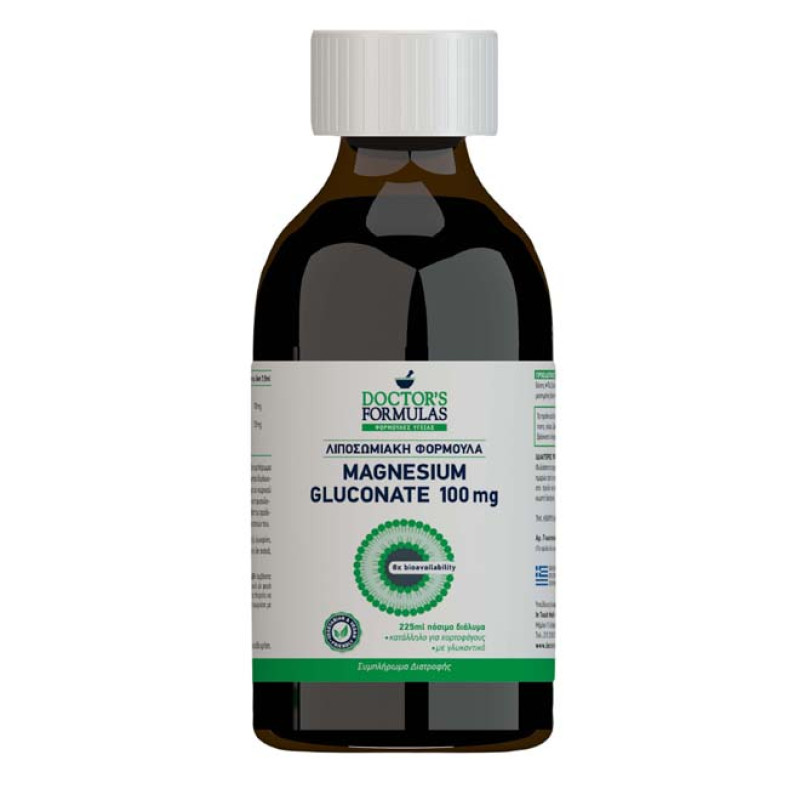 Liposomal Magnesium Gluconate 100 мг 225 мл | Doctor's Formulas