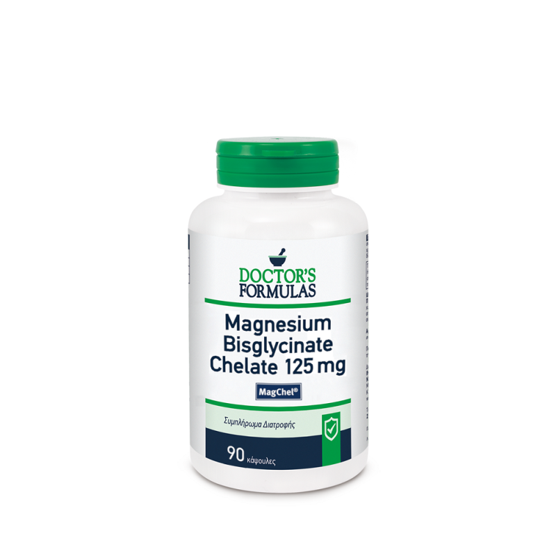 Маgnesium Bisglycinate Chelate 125 мг 90 капсули | Doctor's Formulas Маgnesium Bisglycinate Chelate 125 мг 90 капсули | Doctor's Formulas