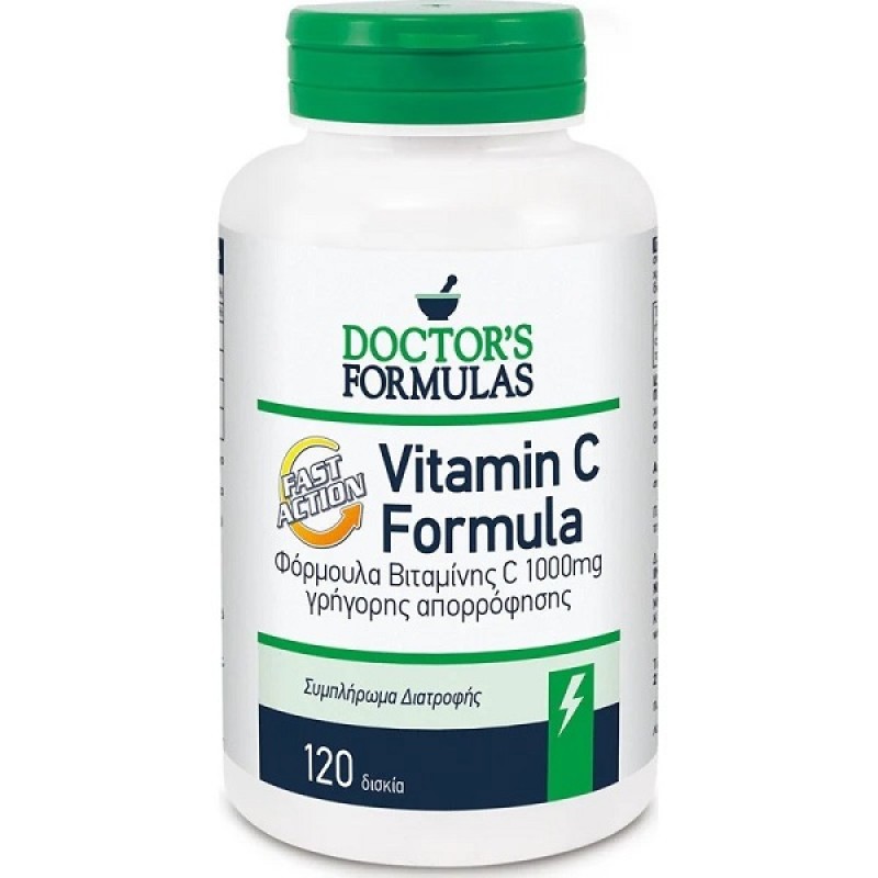 Vitamin C Fast Action Formula 1000 мг 120 таблетки | Doctor's Formulas Vitamin C Fast Action Formula 1000 мг 120 таблетки | Doctor's Formulas
