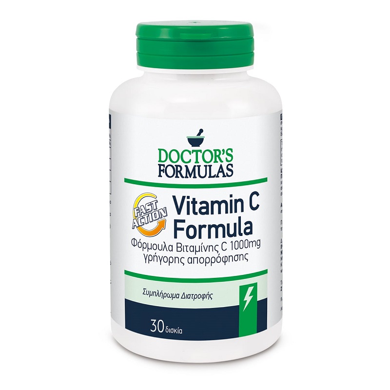 Vitamin C Fast Action Formula 1000 мг 30 таблетки | Doctor's Formulas