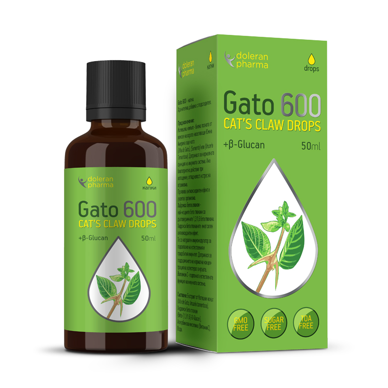 Gato 600 - Котешки Нокът капки 50 мл | Doleran Pharma