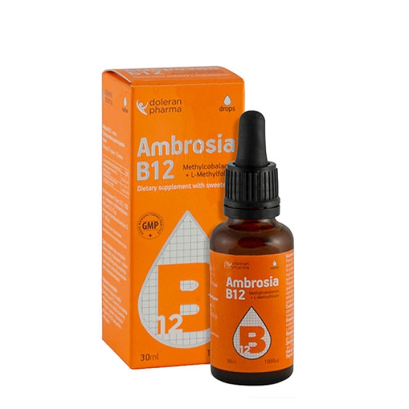 Ambrosia B12 1000 мкг 30 мл капки | Doleran Pharma