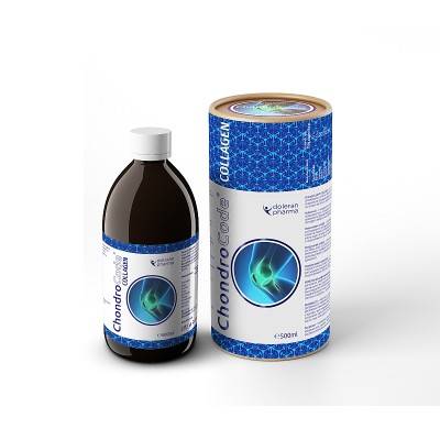 ChondroCode Collagen Liquid 500 мл | Doleran Pharma Съставки, които подобряват ставното здраве по естествен начин Срещу ставни възпаления и болки При артрити, артрози, остеопороза За възстановяване тъканта ChondroCode Collagen Liquid 500 мл | Doleran Phar