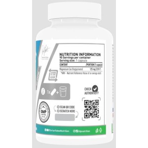 Magnesium Bisglycinate 125 мг 90 капсули | Dorian Yates Nutrition