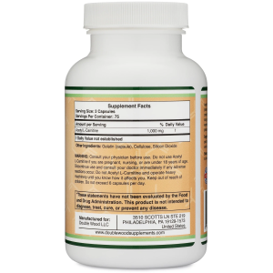 Acetyl L-Carnitine 500 мг 150 капсули | Double Wood