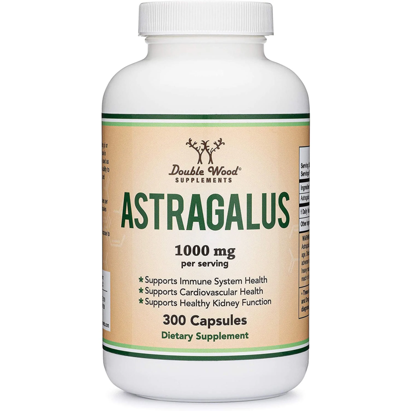 Astragalus 500 мг 300 капсули | Double Wood Astragalus 500 мг 300 капсули | Double Wood