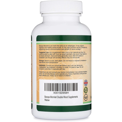 Bacopa Extract 450 мг 90 капсули | Double Wood Bacopa Extract 450 мг 90 капсули | Double WoodОблекчава симптомите на ХРНВ (хиперкинетично разстройство с нарушение на вниманието)
Помага за намаляване на стреса, тревожността и депресията
Подобряв Bacopa Extract 450 мг 90 капсули | Double Wood Облекчава симптомите на ХРНВ (хиперкинетично разстройство с нарушение на вниманието) Помага за намаляване на стреса, тревожността и депресията Подобрява когнитив Bacopa Extract 450 мг 90 капсули | Double Wood