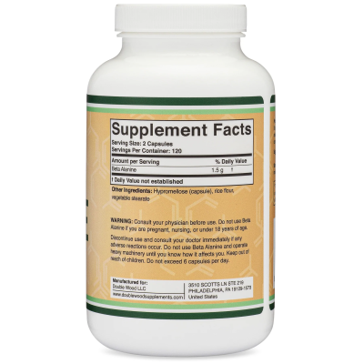 Beta Alanine 750 мг 240 капсули | Double Wood Beta Alanine 750 мг 240 капсули | Double WoodПовишава издръжливостта
Стимулира растежа на мускулна маса
Намалява умората
Подобрява мозъчната дейност
Предотвратява развитието на сърдечно-съдови з Beta Alanine 750 мг 240 капсули | Double Wood Повишава издръжливостта Стимулира растежа на мускулна маса Намалява умората Подобрява мозъчната дейност Предотвратява развитието на сърдечно-съдови заболява Beta Alanine 750 мг 240 капсули | Double Wood Повиша