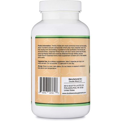 Essential Amino Acids 225 капсули | Double Wood Потиска мускулния катаболизъм Стимулира протеиновия синтез и мускулния растеж Подсигурява мускулите с всички необходими компоненти за растеж Укрепва работосп Essential Amino Acids 225 капсули | Double Wood П