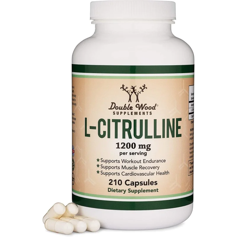 L-Citrulline 600 мг 210 капсули | Double Wood Поддържа повишени нива на L-аргинин Повишава нивата на азотен оксид Подпомага здравето на сърдечно-съдовата система и кръвообращението Подпомага възстановяване L-Citrulline 600 мг 210 капсули | Double Wood Под