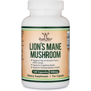 Lion's Mane Mushroom 500 мг 120 капсули | Double Wood