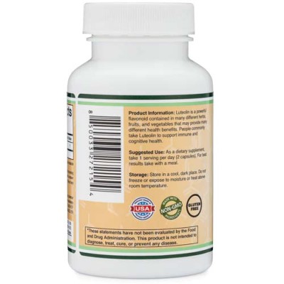 Luteolin 50 мг 120 капсули | Double Wood