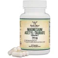 Magnesium Acetyl-taurate (TAURO MAG) 350 мг 60 капсули | Double Wood  Грижи се за здравето на сърцето Облекчава неразположението по време на ПМС Съдейства за по-бързо справяне със стреса Действа успеш Magnesium Acetyl-taurate (TAURO MAG) 350 мг 60 капсули