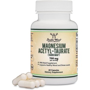 Magnesium Acetyl-taurate (TAURO MAG) 350 мг 60 капсули | Double Wood