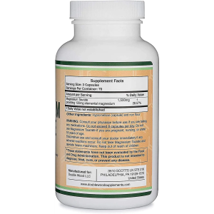 Magnesium Taurate 500 мг 210 капсули | Double Wood
