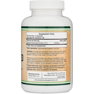 Mimosa Pudica Seed 500 мг 180 капсули | Double Wood Подпомага храносмилането и чревното здраве Поддържа здравословното функциониране на имунната система Защитава от увреждане от свободните радикали Помага Mimosa Pudica Seed 500 мг 180 капсули | Double Woo