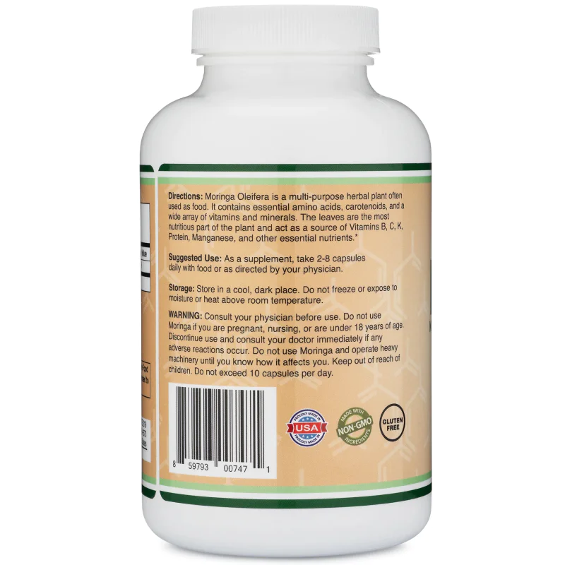 Moringa 500 мг 210 капсули | Double Wood Moringa 500 мг 210 капсули | Double WoodИзточник на незаменими аминокиселини
Съдържа голямо разнообразие от важни витамини, минерали и фитонутриенти
Укрепва имунната система
Подпомага защитните сили на Moringa 500 мг 210 капсули | Double Wood Източник на незаменими аминокиселини Съдържа голямо разнообразие от важни витамини, минерали и фитонутриенти Укрепва имунната система Подпомага защитните сили на ор Moringa 500 мг 210 капсули | Double Wood Източник