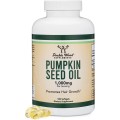 [Pumpkin Seed Oil 500 мг 180 гел-капсули | Double Wood Помага за поддържането на здрава сърдечно-съдова система За красива и сияйна коса Успешно се бори с възпалението в тялото Регулира лошия холестерол