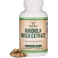 [Rhodiola Rosea Extract 500 мг 120 капсули | Double Wood Успешно се бори с тревожните мисли и наличието на депресия Регулира кръвното нялягане За понижаване на кръвната захар Екстракт от златен корен н