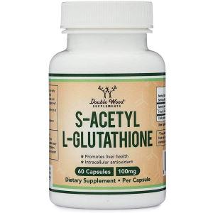 S-Acetyl L-Glutathione 100 мг 60 капсули | Double Wood