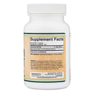 Saffron Extract 88,5 мг 210 капсули | Double Wood