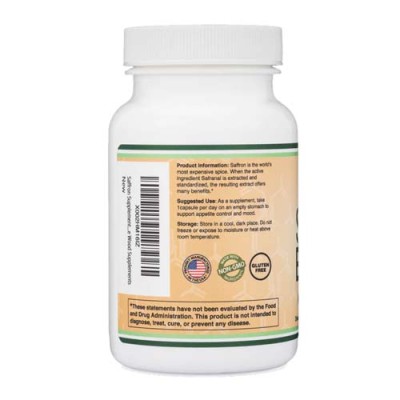 Saffron Extract 88,5 мг 210 капсули | Double Wood