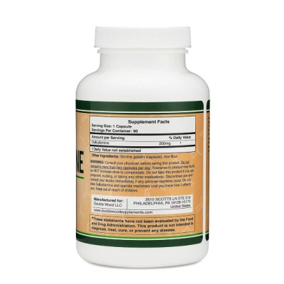 Sulbutiamine 200 мг 90 капсули | Double Wood