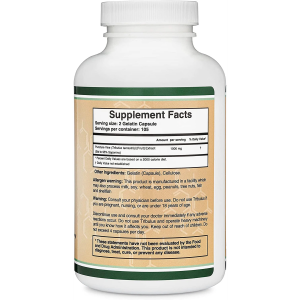 Tribulus Extract 95% Saponins 500 мг 210 капсули | Double Wood