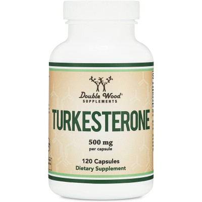 Turkesterone 500 мг 120 капсули | Double Wood Поддържа здравословни нива на мъжките хормони Подпомага възстановяването след тренировка за резистентност и растеж на мускулите Произведено в САЩ  Ту Turkesterone 500 мг 120 капсули | Double Wood Поддържа здра