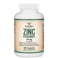 [Zinc Picolinate 50 мг 300 капсули | Double Wood Поддържа имунната система Подходящ за прием по време на настинка Грижи се за здравето на кожата Подпомага здравето на очите Цинк Пиколинат 50 мг на капсул