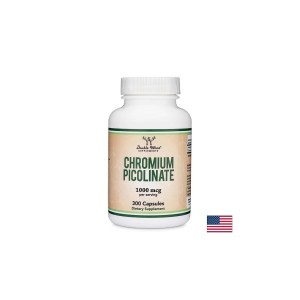 Хром (пиколинат) 500 µg, 300 капсули | Double Wood Supplements