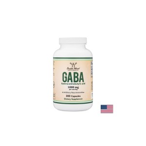 ГАБА 500 mg, 300 капсули | Double Wood Supplements