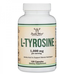 L-Tyrosine 500 мг 120 капсули | Double Wood L-Tyrosine 500 мг 120 капсули | Double Wood