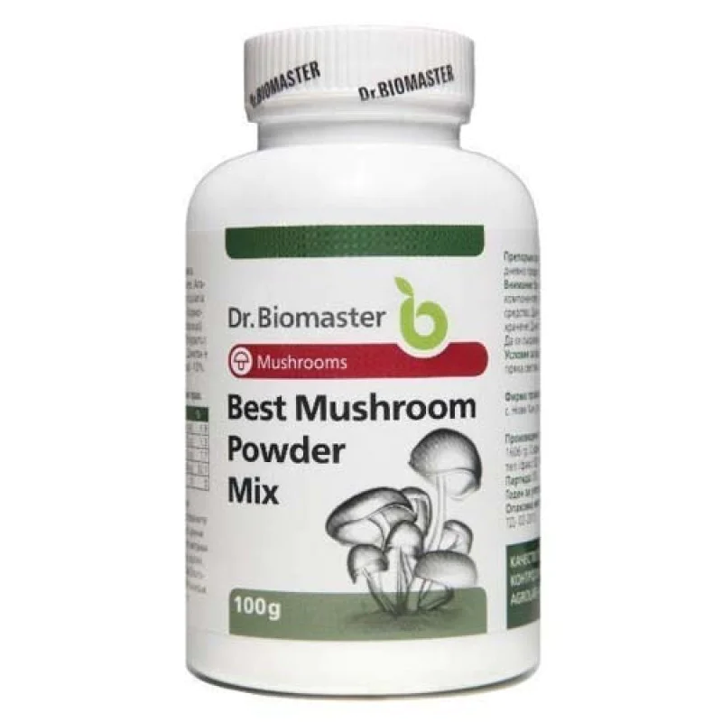 Best Mushroom Powder Mix 100 гр | Dr. Biomaster