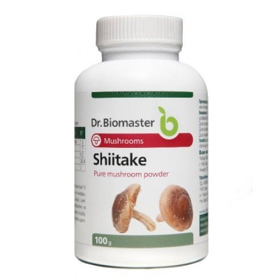 Shiitake Mushroom 100 гр прах | Dr. Biomaster  Грижи се за доброто здраве и дълголетие Стимулира имунната система и предпазва от поява на рак Подобрява здравето на сърцето Гъба Шийтаке на на прах е на Shiitake Mushroom 100 гр прах | Dr. Biomaster  Грижи с