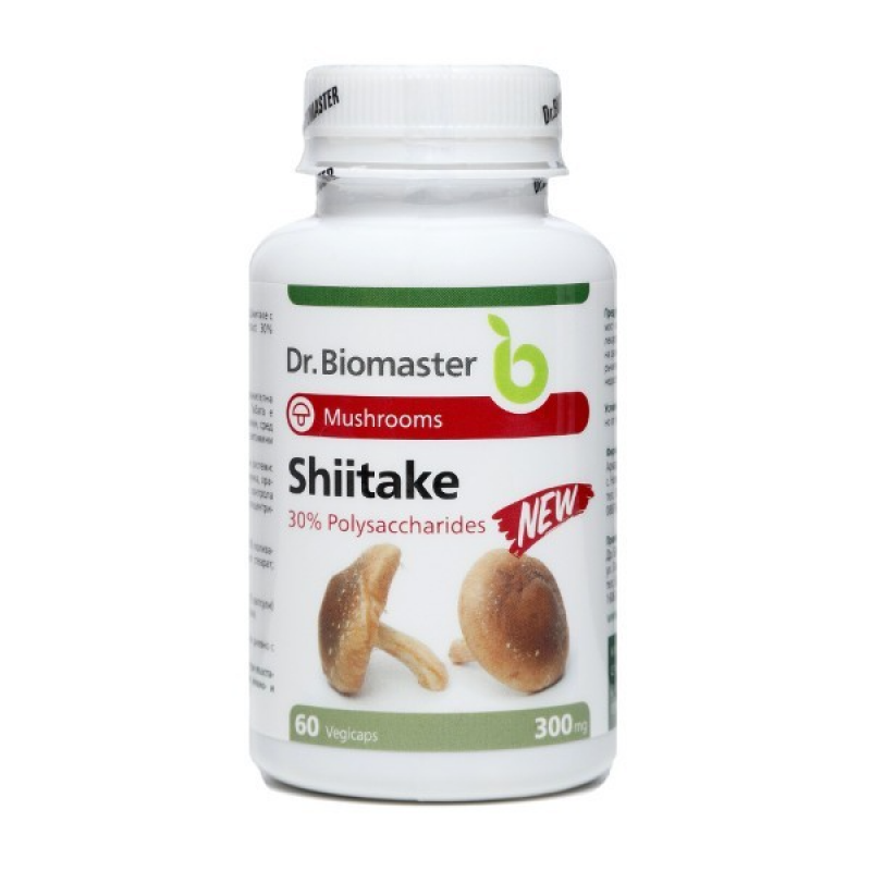 Shiitake 60 капсули | Dr. Biomaster