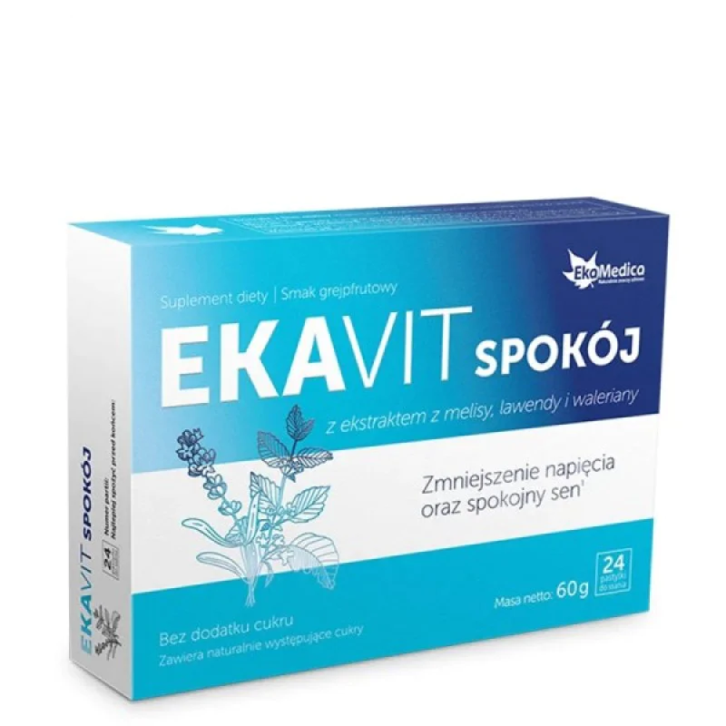 EkaVit Calm 24 смучещи таблетки | EkaMedica EkaVit Calm 24 смучещи таблетки | EkaMedica