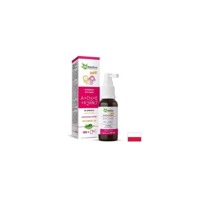 Витамини А + D3 + E + K2, 30 ml, орален спрей | Ekamedica