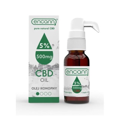 CBD Oil 500 мг 10 мл | Encann Има болкоуспокояващо действие Ефективно потиска безпокойството без странични ефекти Потиска растежа на патогенни бактерии Намалява конвулсии от всякакъв характер Предпазва CBD Oil 500 мг 10 мл | Encann Има болкоуспокояващо де