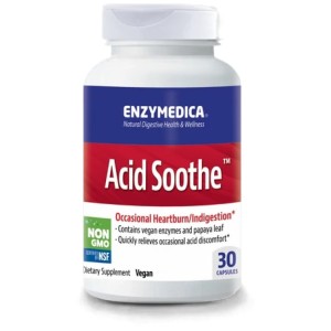 Acid Soothe | with Marshmallow & Papaya - 30 капсули | Enzymedica
