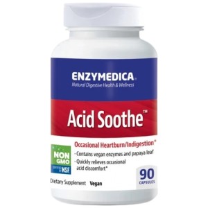 Acid Soothe | with Marshmallow & Papaya - 90 капсули | Enzymedica