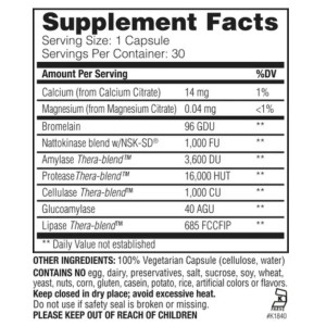 Natto-K | Nattokinase with Bromelain & Enzymes - 90 капсули | Enzymedica