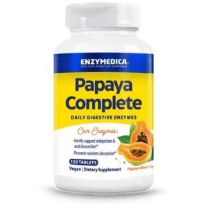 Papaya Complete - Папая с мента 120 Таблетки | Enzymedica Papaya Complete - Папая с мента 120 Таблетки | Enzymedica