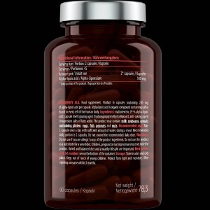 ALA | Alpha Lipoic Acid 500 mg - 90 капсули | ESSENSEY