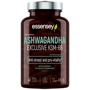 Ashwagandha KSM-66 200 mg - 90 капсули | ESSENSEY