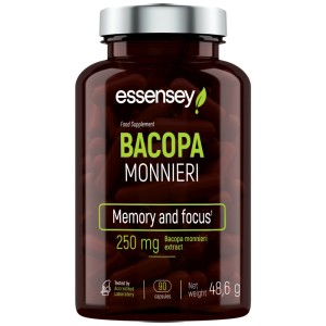 Bacopa Monnieri 250 mg - 90 капсули | ESSENSEY Bacopa Monnieri 250 mg - 90 капсули | ESSENSEY